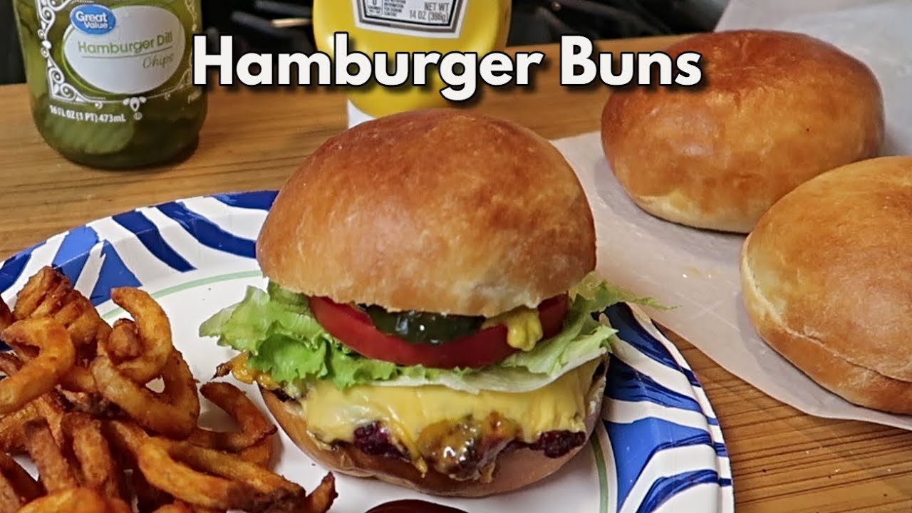Homemade Hamburger Buns (Bread Machine Method)