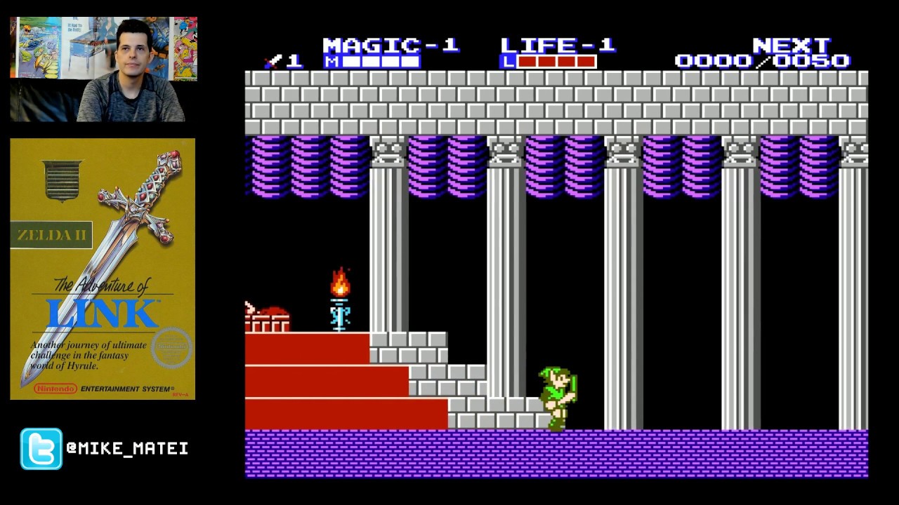 Zelda 2 - Mike Matei live stream