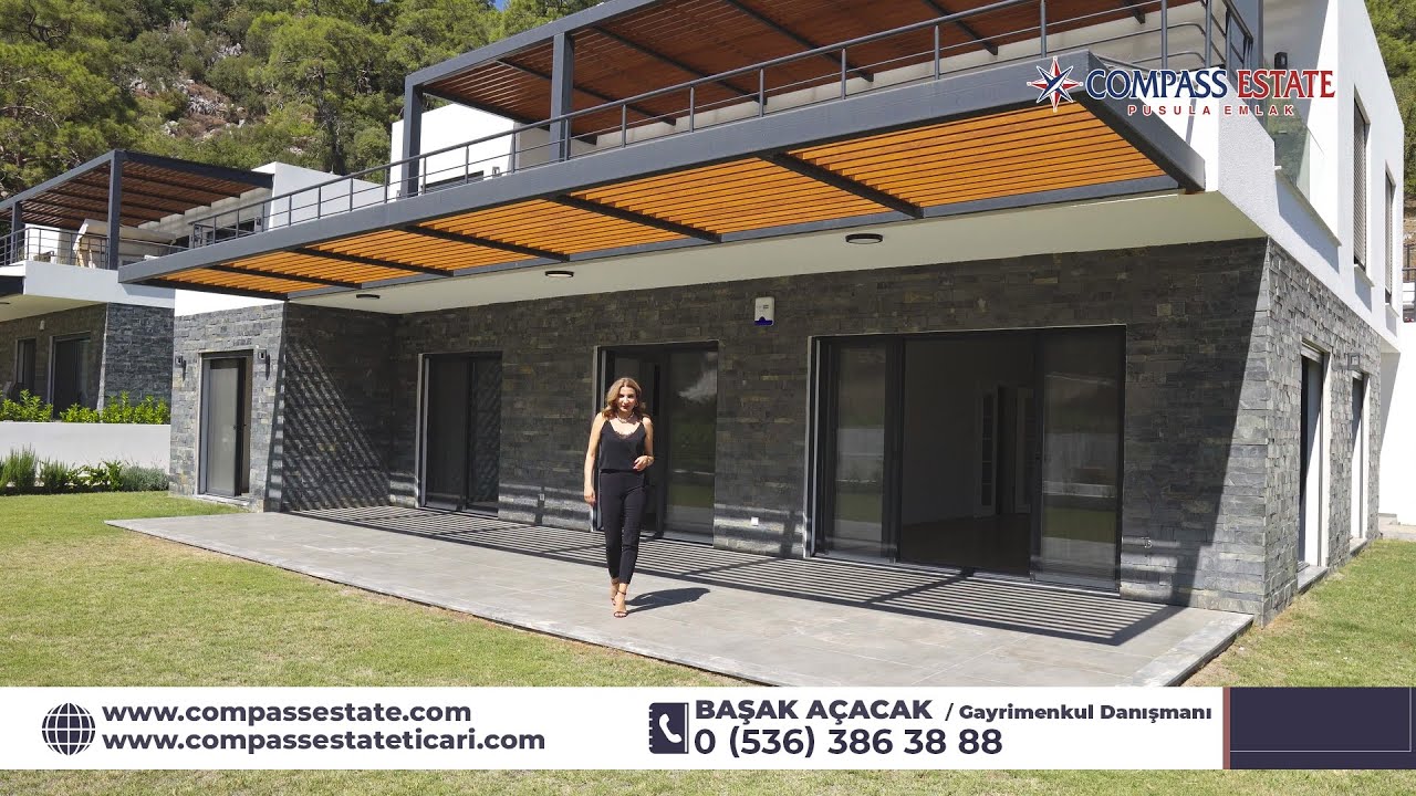 MARMARİS'TE ÇAM ORMANLARININ İÇİNDE, BAHÇELİ DÜZ MÜSTAKİL EV