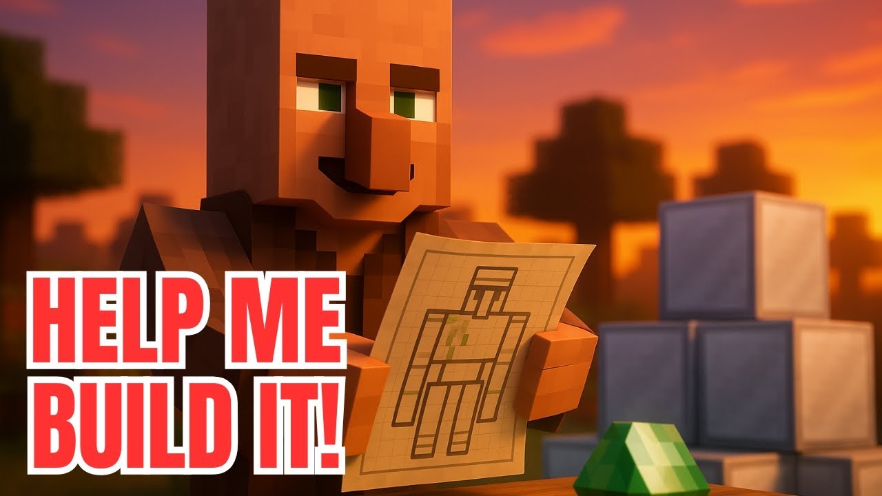 Minecraft ASMR Roleplay: Iron Golem Planning