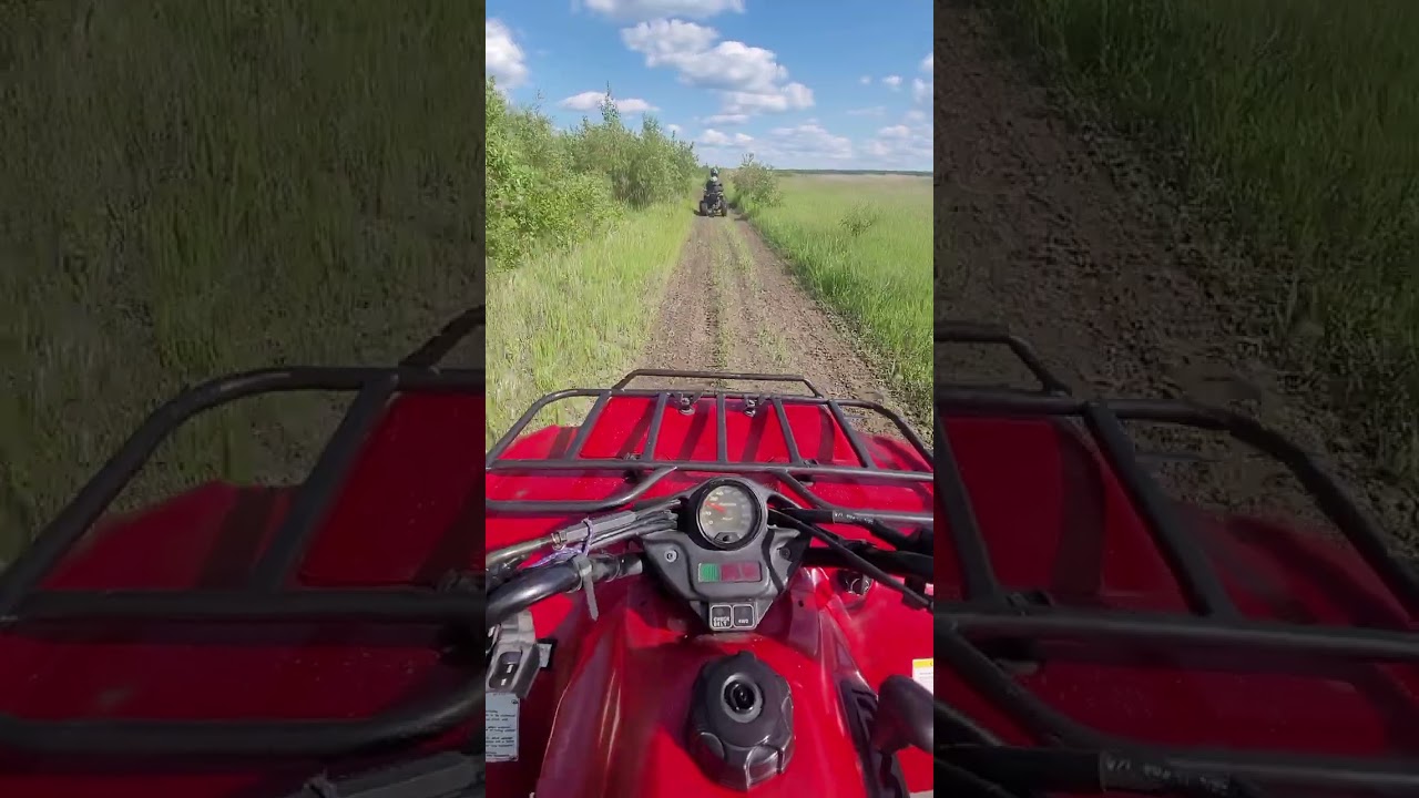 out for a ride on the 2005 Kawasaki Prairie 360 4x4