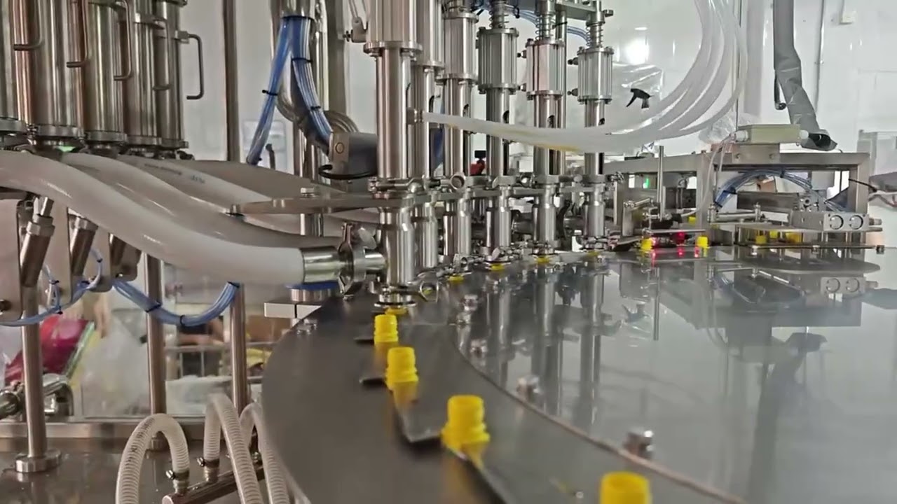 2-8 Head Spout Pouch Filling & Capping Machine for Chili Sauce | YL-6XZ