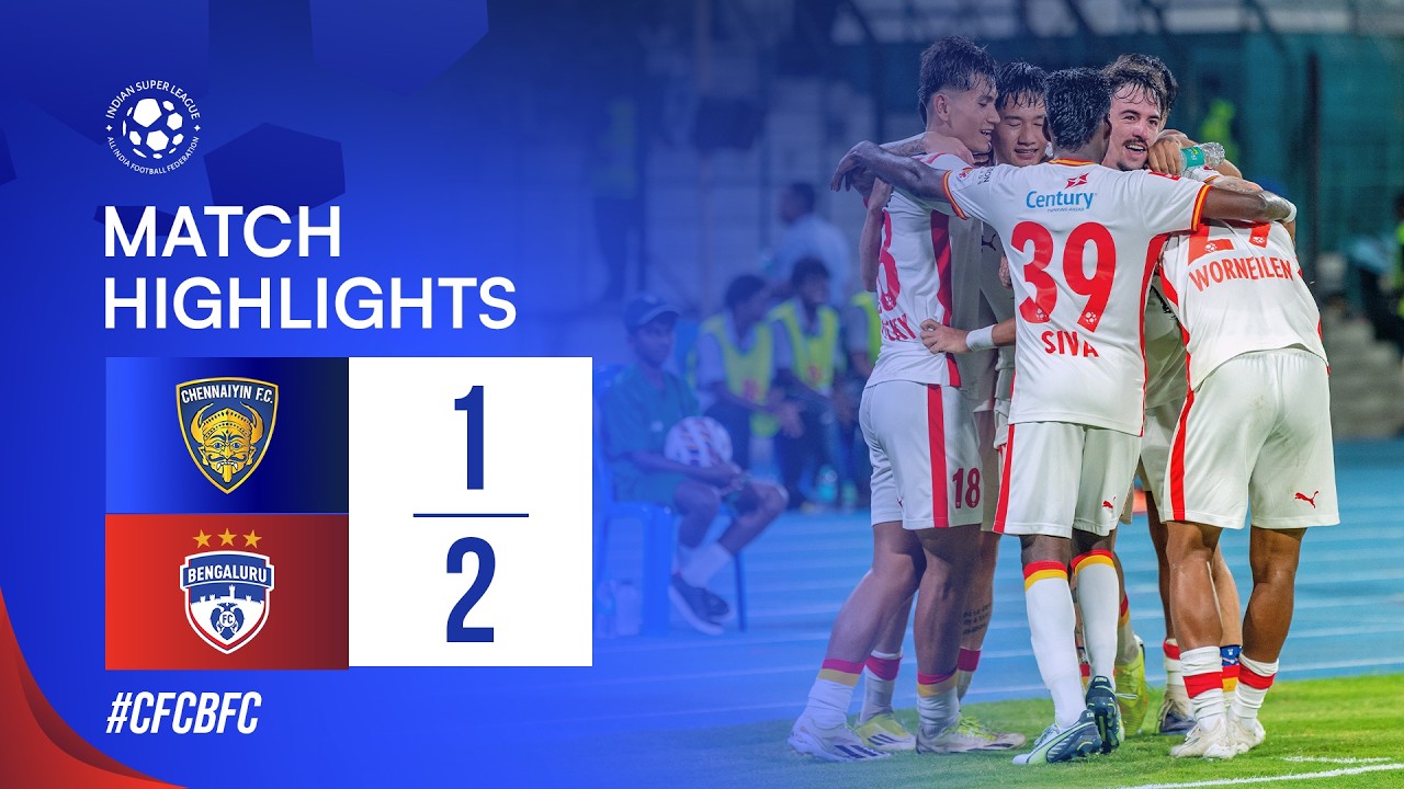 GW 13 Highlights | Chennaiyin FC 1-2 Bengaluru FC | ISL 12