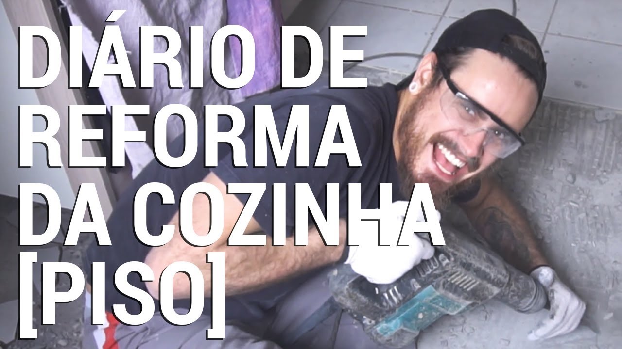 COLOCANDO PORCELANATO NA COZINHA PELA PRIMEIRA VEZ | DE APÊ NOVO