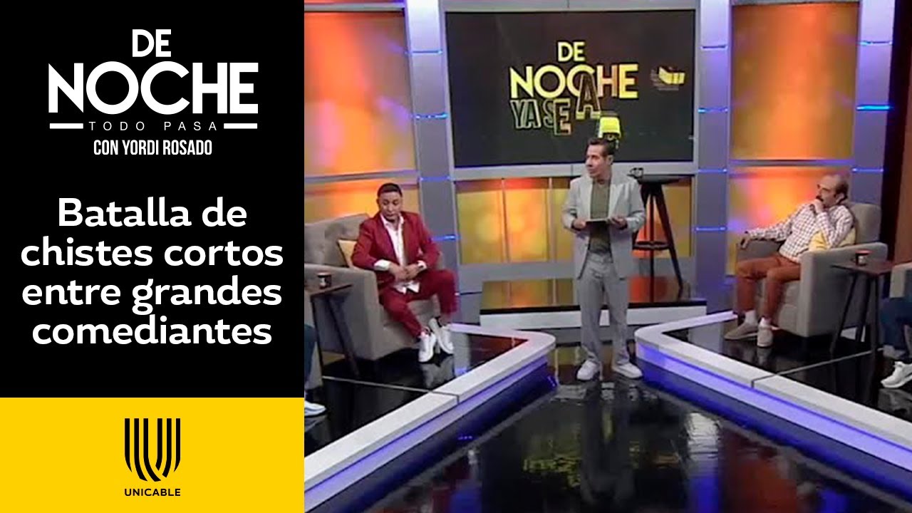 ¡Yordi Rosado pone a prueba a los comediantes con chistes express! | De Noche | Unicable