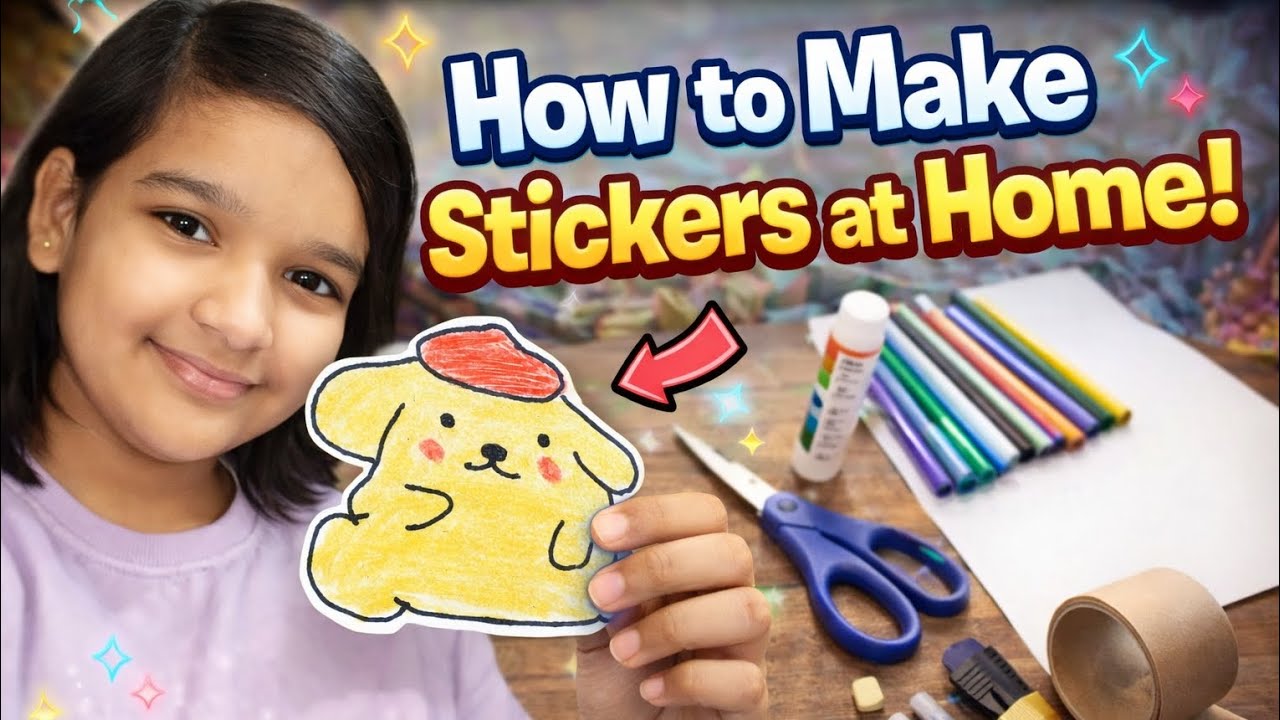 How to make stickers at home Part -1 