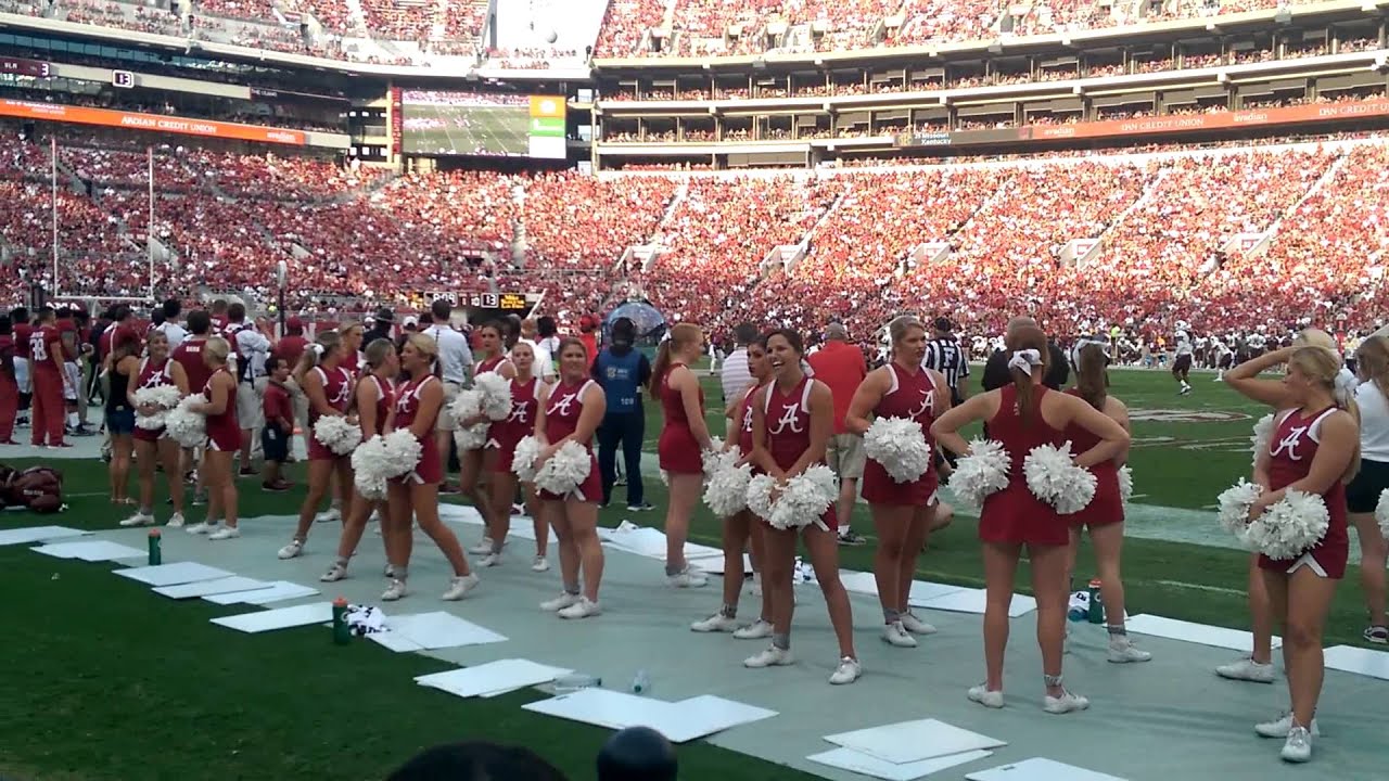 Alabama Cheerleaders ULM game 2015