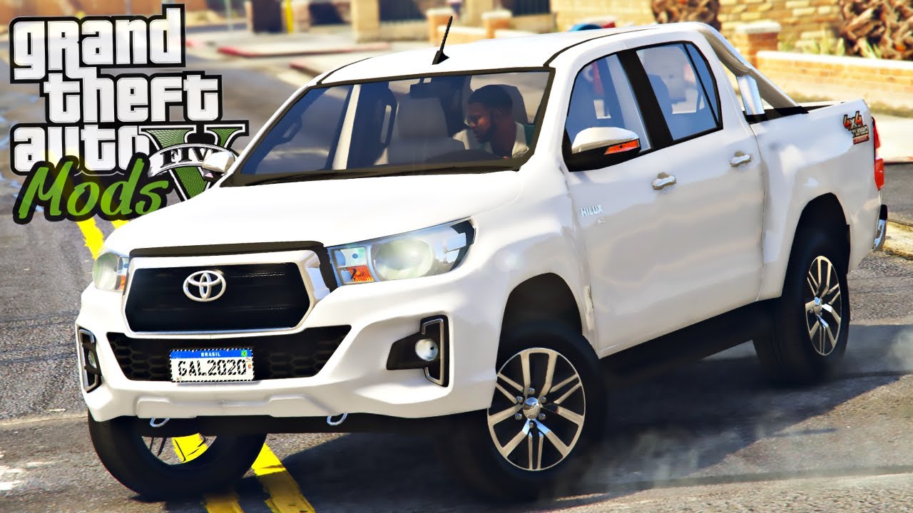 FUGA da POLICIA COM TOYOTA HILUX - GTA 5 MODS