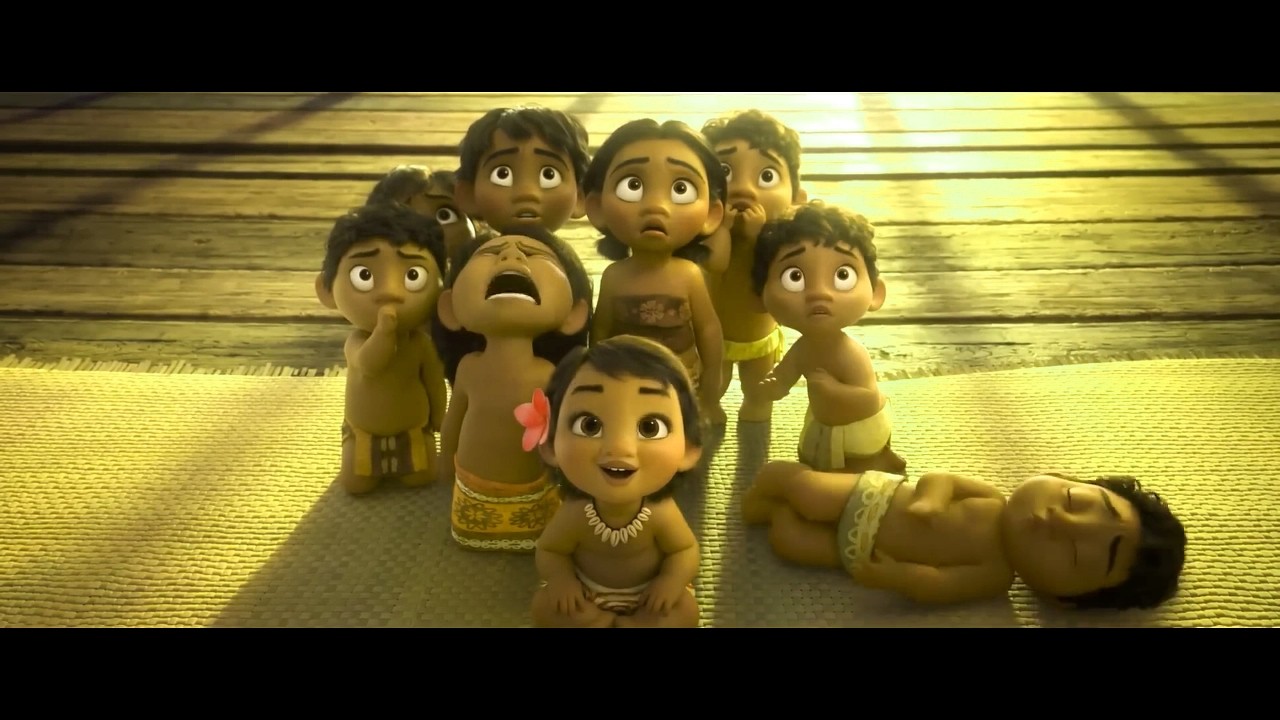 Moana | Gramma Tala’s Story Scares the Children (Sponsored by: Klasky Csupo 2001 Effects)
