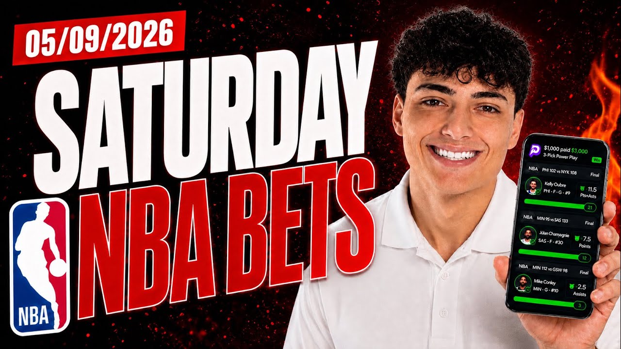 (4-0 SWEEP🧹) NBA PRIZEPICKS TODAY | 4 BEST PLAYER PROPS | SATURDAY | 05/09/2026 | FREE NBA BEST BETS