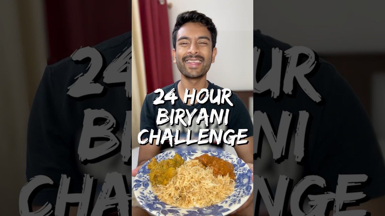 Only Eating Biryani For A Full Day!! 🤤🍗 #AD