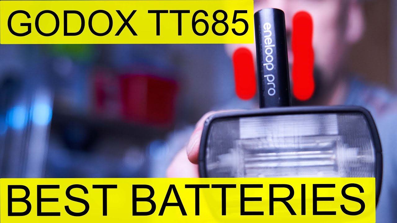 Best batteries for Godox TT685 - Eneloop Pro AA - Long term review 5 years