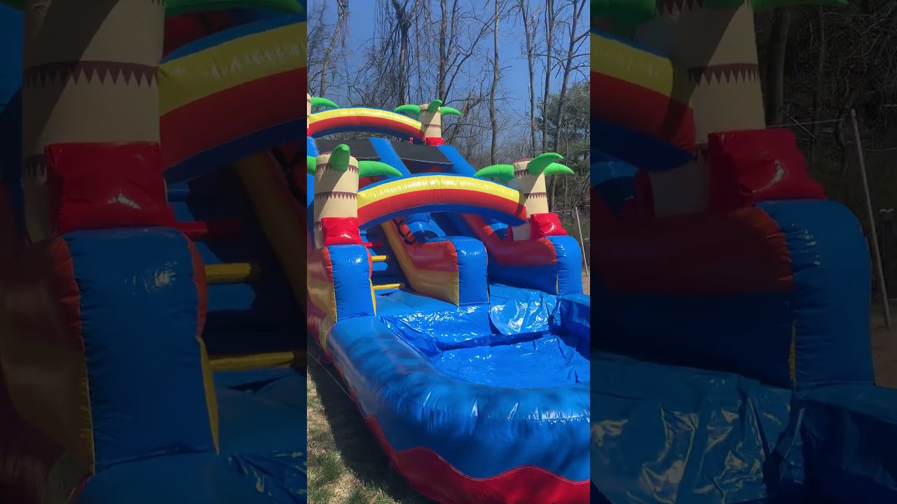 Blue Crush Water Slide #slideshow #indoorevent #fun
