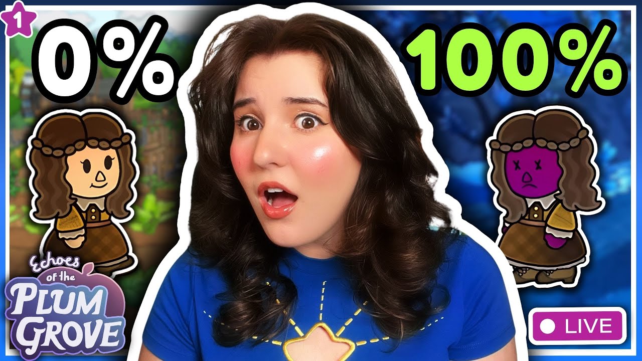 We're STARTING OVER to Play 100% of Echoes of the Plum Grove 💀🌱