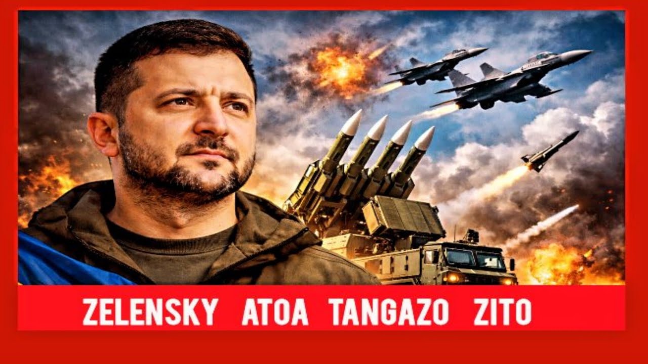 BREAKING, ZELENSKY ATOA TANGAZO ZITO HIVI PUNDE URUSI IJIPANGE HALI BADO NGUMU
