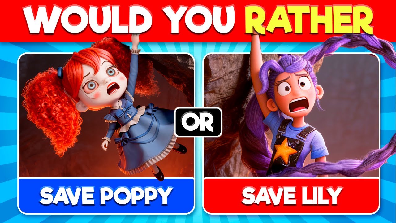 Poppy Playtime Would You Rather 😈 !!