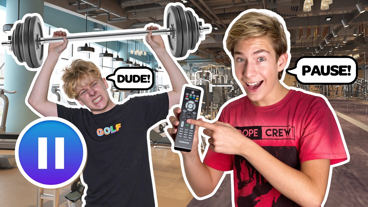 PAUSE CHALLENGE With The Richest Kid In America **24 HOUR CHALLENGE** ⏸ | Sawyer Sharbino