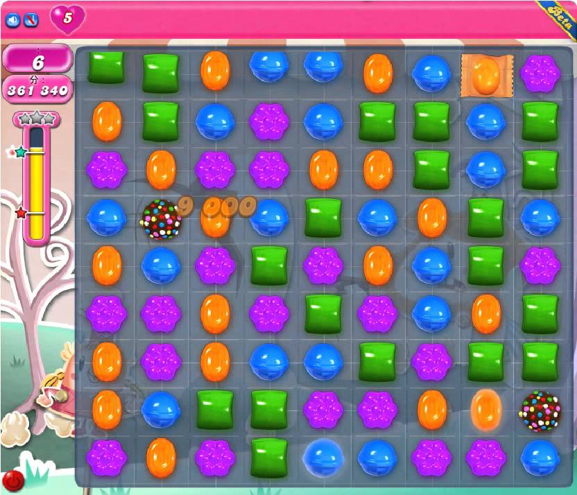 Candy Crush Saga Level 336 - 3 Star - no boosters