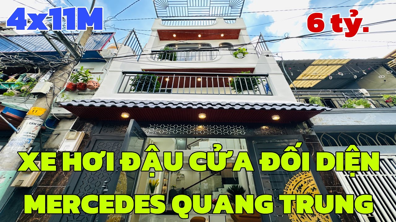 Bán nhà gò vấp (712) nhà đẹp 3pn hẻm xe hơi giá nhỉnh 6 đồng xem ngay kẻo lỡ 