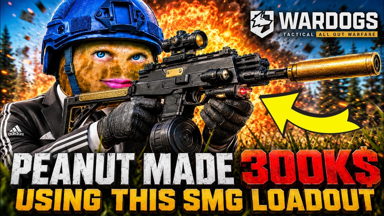 PEANUT MADE OVER 300K$ using THIS SMG LOADOUT in WARDOGS (PvP GAMEPLAY)
