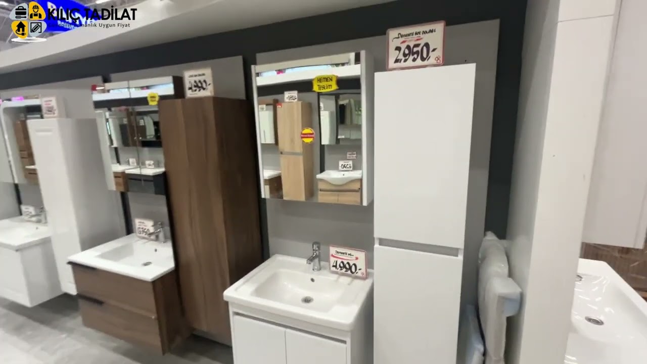 BAUHAUS BANYO DOLAPLARI 2024 MODEL VE FİYATLARI