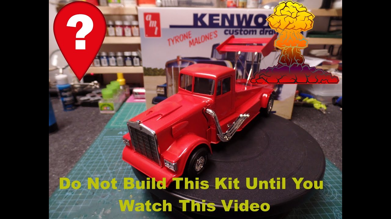 How To Build Tips Tyrone Malone's Custom Drag Truck AMT 1:25 Scale Model Car Kit