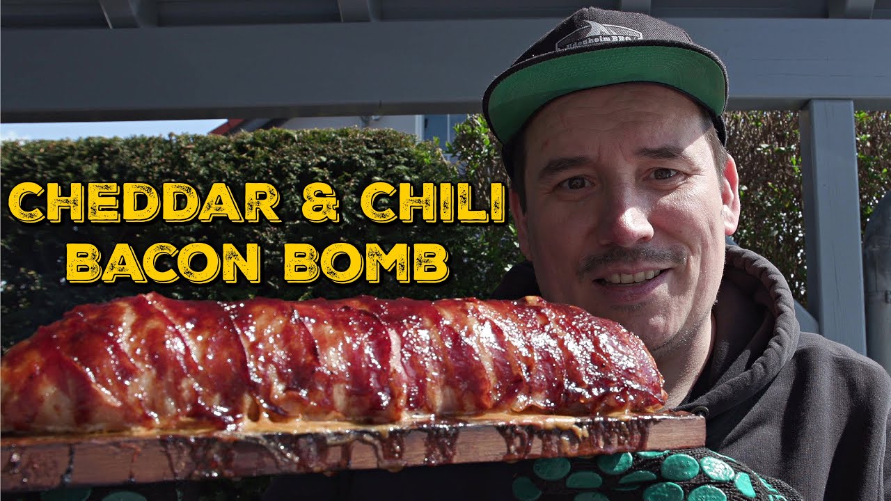 CHEDDAR & CHILI BACON BOMB vom Grill