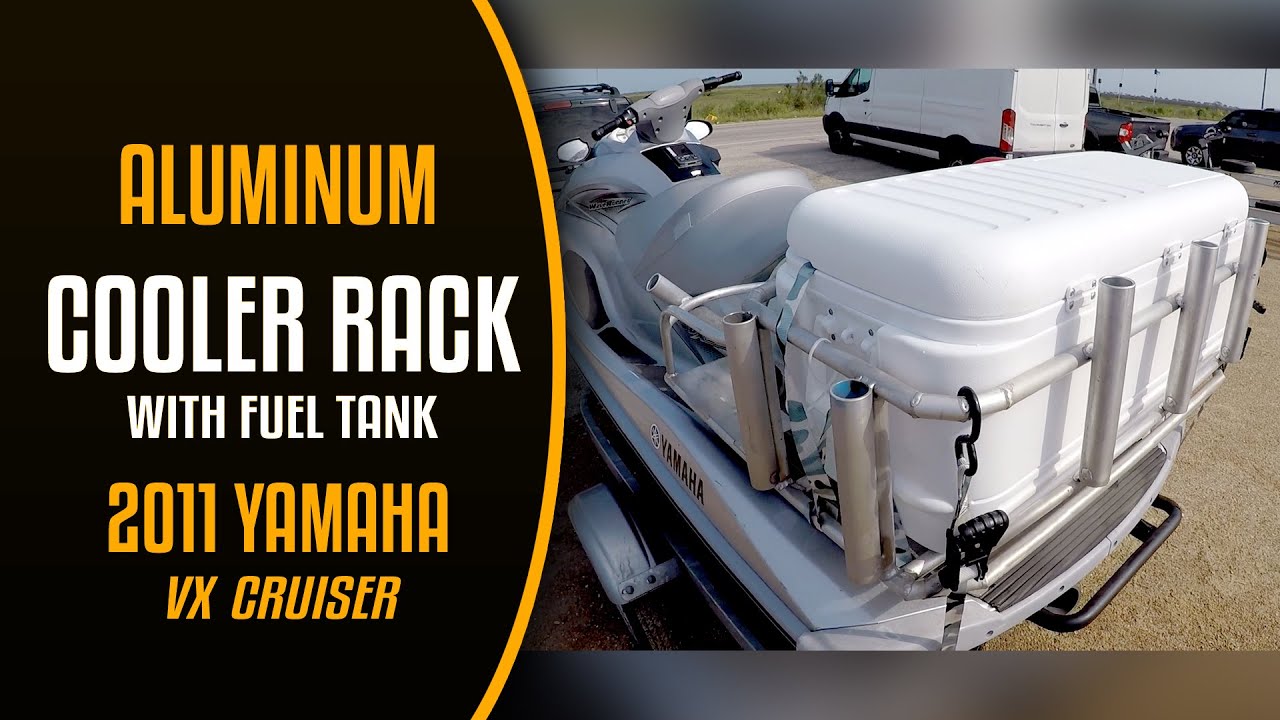 Aluminum Cooler Rack with fuel tank for 2011 Yamaha Wave Runner VX Cruiser