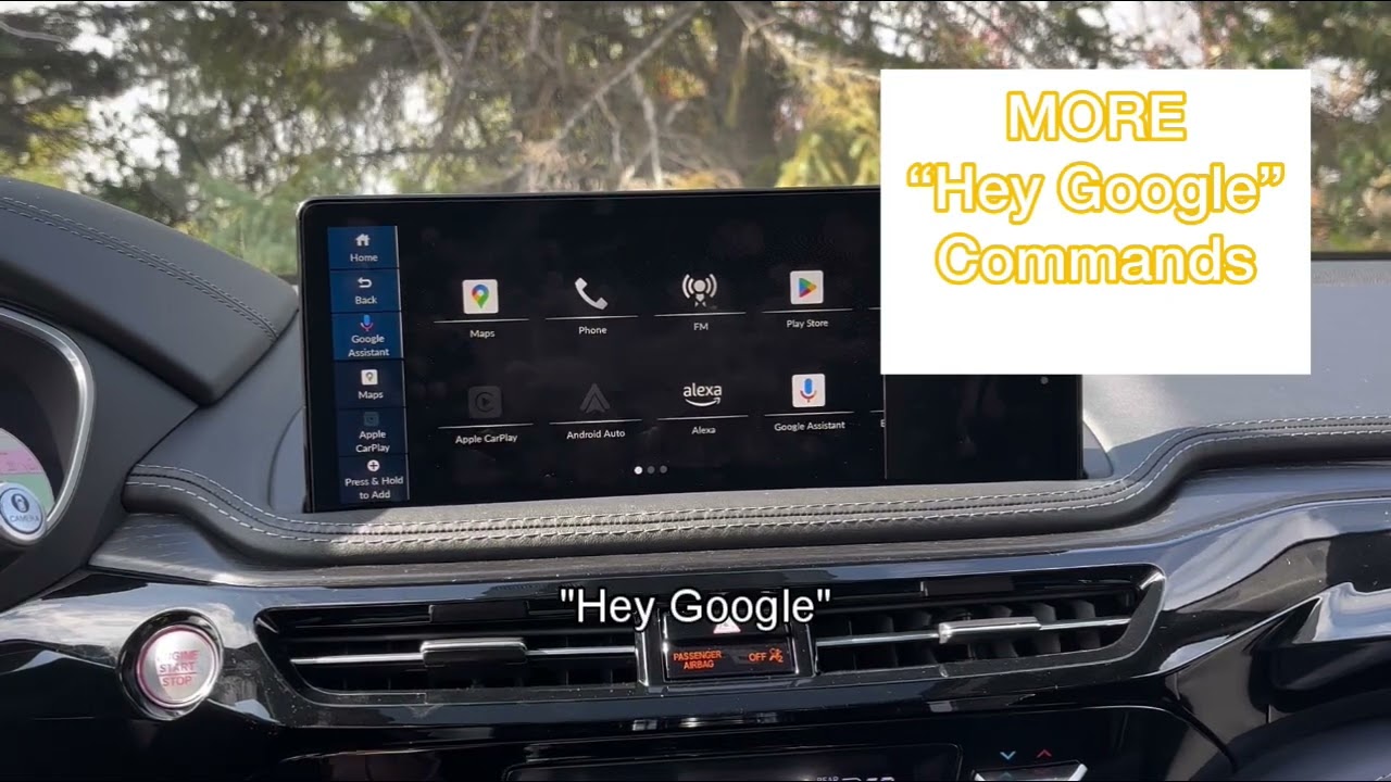 2025 Acura MDX Google Instruction