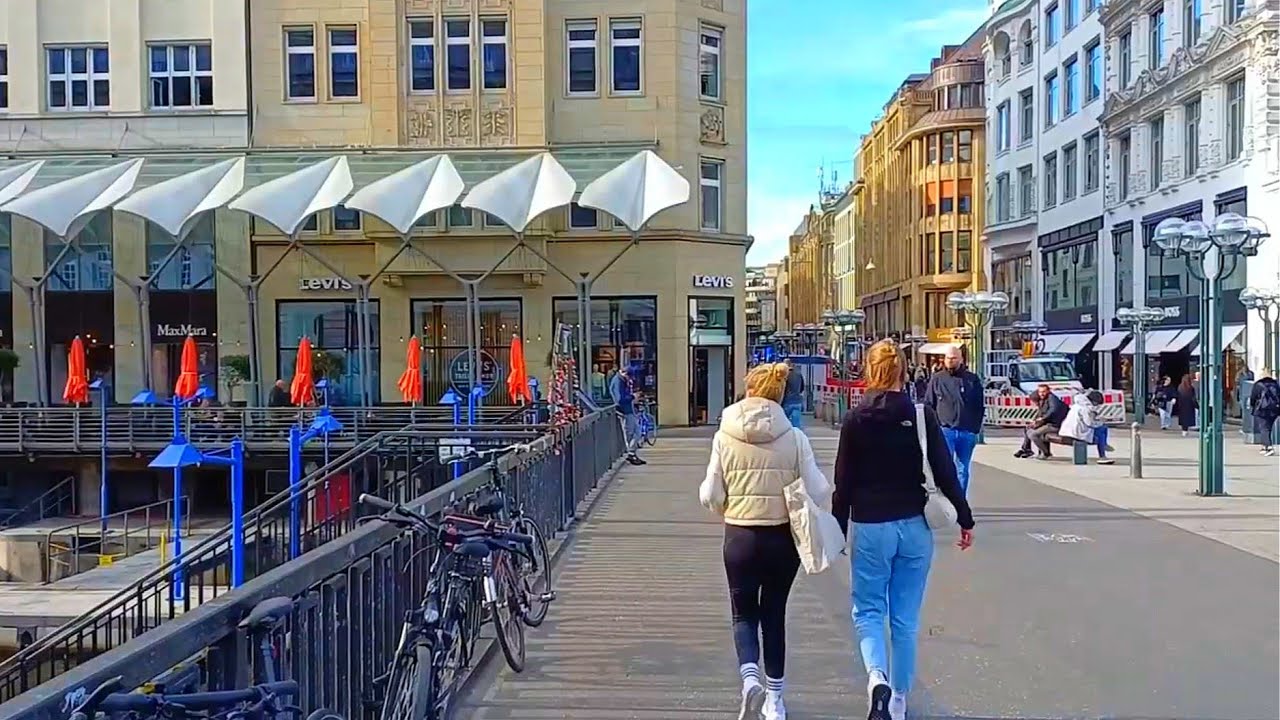 Hamburg Innenstadt 2025, Rathaus, Binnenalster, Jungfernstieg, Europapassage