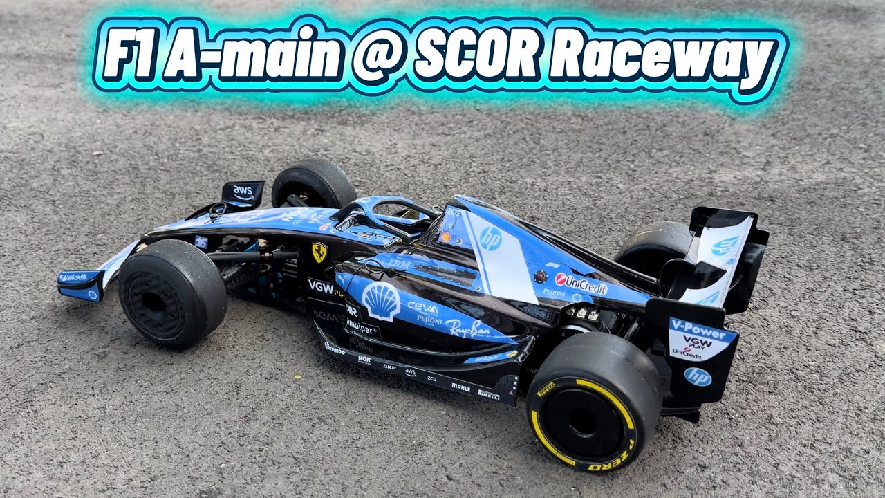 Formula 1 (F1) A-main race at SCOR Raceway in Anaheim, California.  Held January 25, 2026.