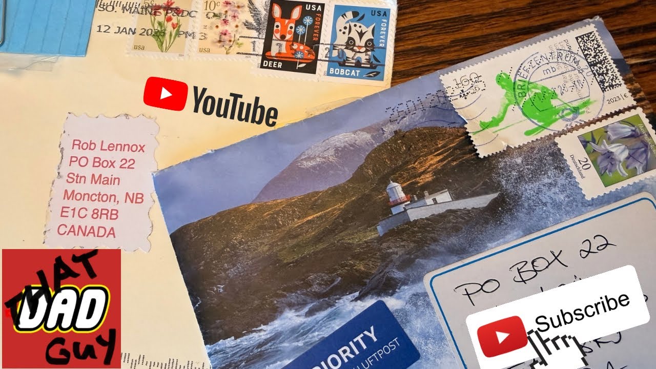 Opening Amazing Postage Stamp Gifts from Viewers in Germany & USA