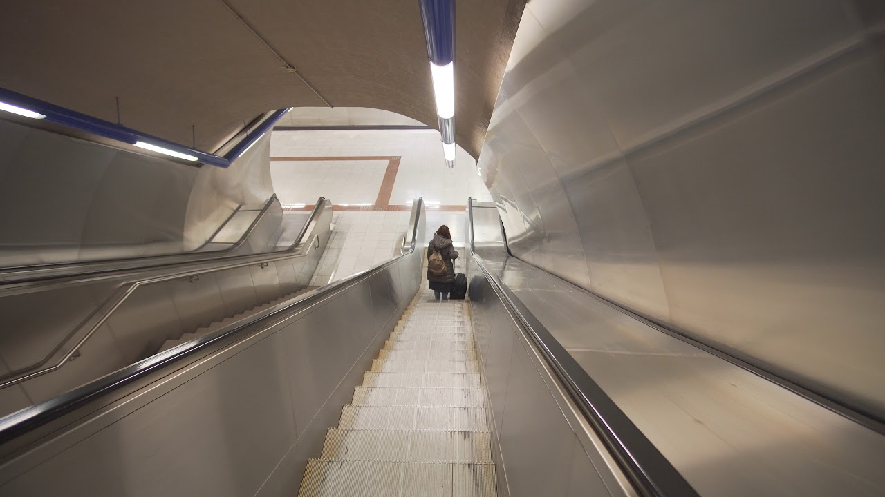 Greece, Athens, Eleonas Metro Station, 10X escalator, 3X elevator