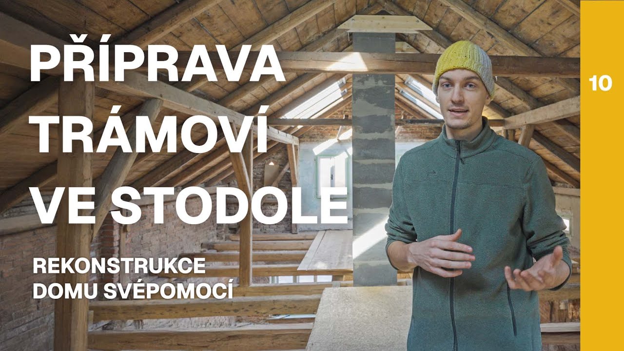 Instalace dřevěných trámů ve stodole – počet dnů bez nehody: 0 🏠🔨Díl 10. | Oprava domu svépomocí