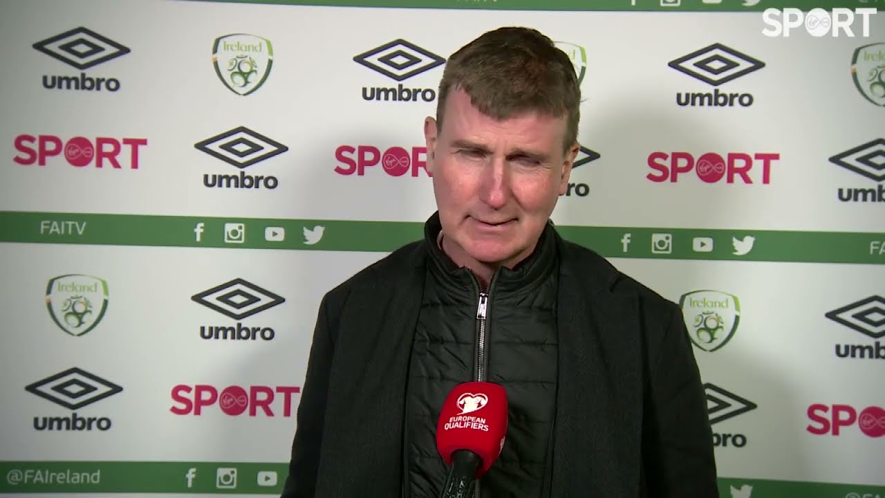 Stephen Kenny reacts to Ireland's defeat to Luxembourg.