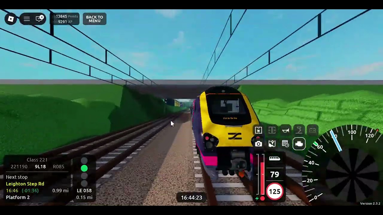 Benton to Llyn by the sea (Class 221)(5 coaches)