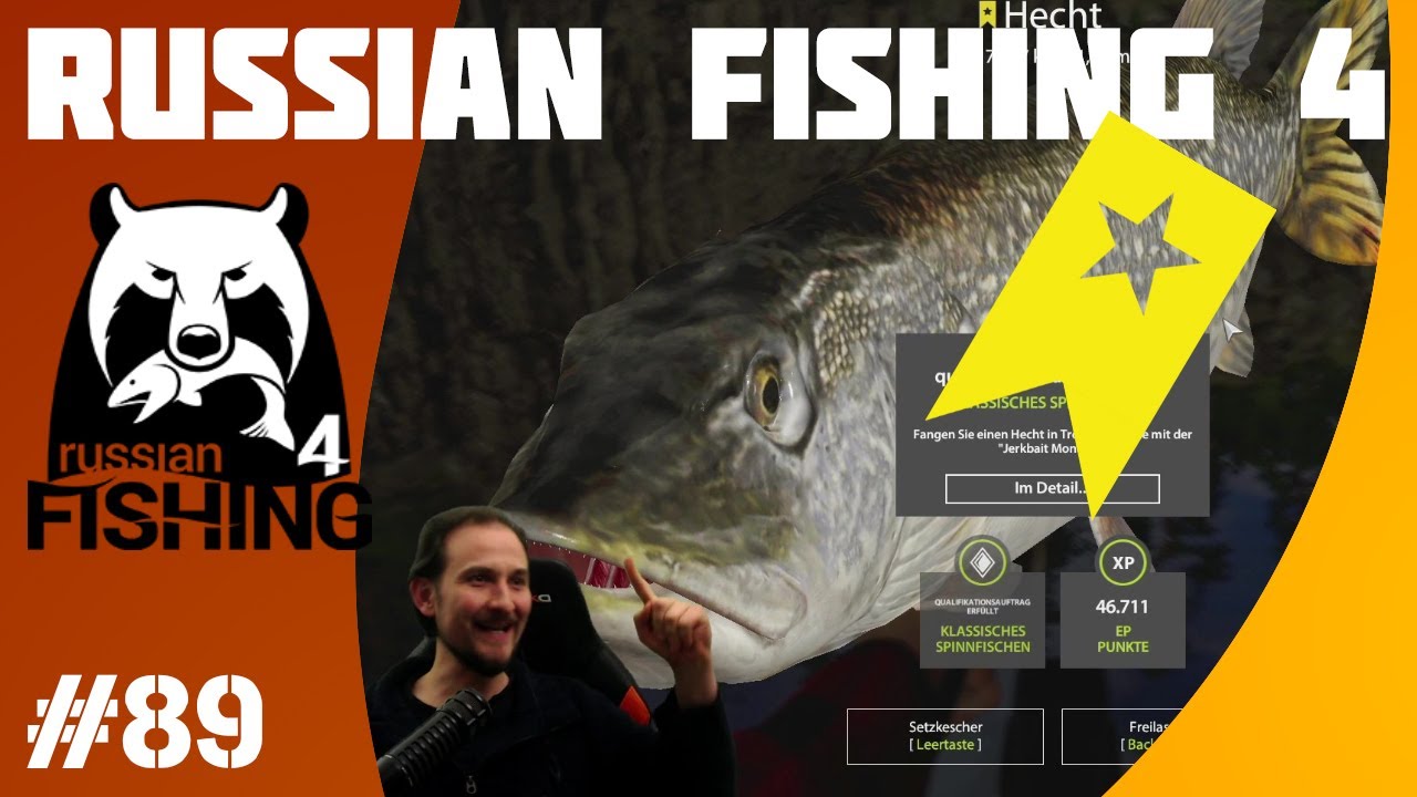 Russian Fishing 4 #89 Mega Hecht - 832 Silber!