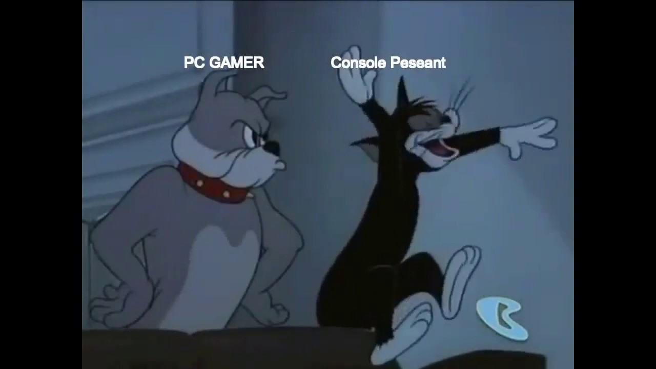 pc vs console meme