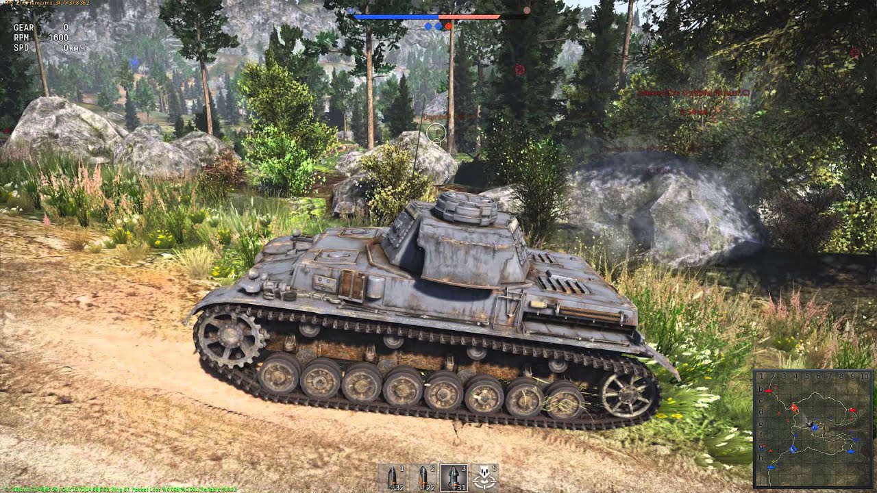 War Thunder танковый геймплей за Германию \ German tank gameplay