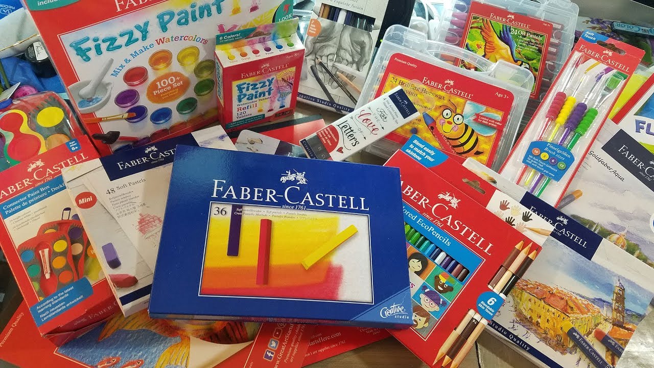 Power Hour: Unboxing and Exploring Faber-Castell Art Supplies!