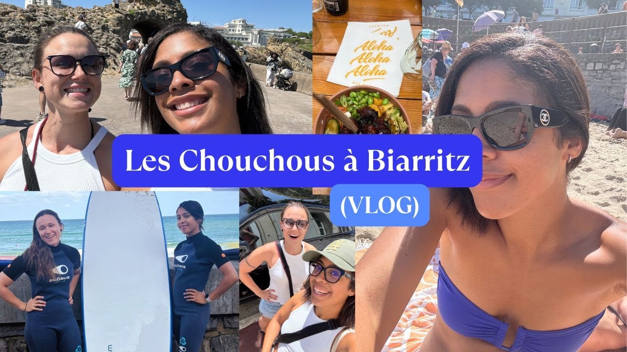 Une semaine à Biarritz - VLOG (plage, sunset, cité de l'océan surf) 🏄‍♀️☀️