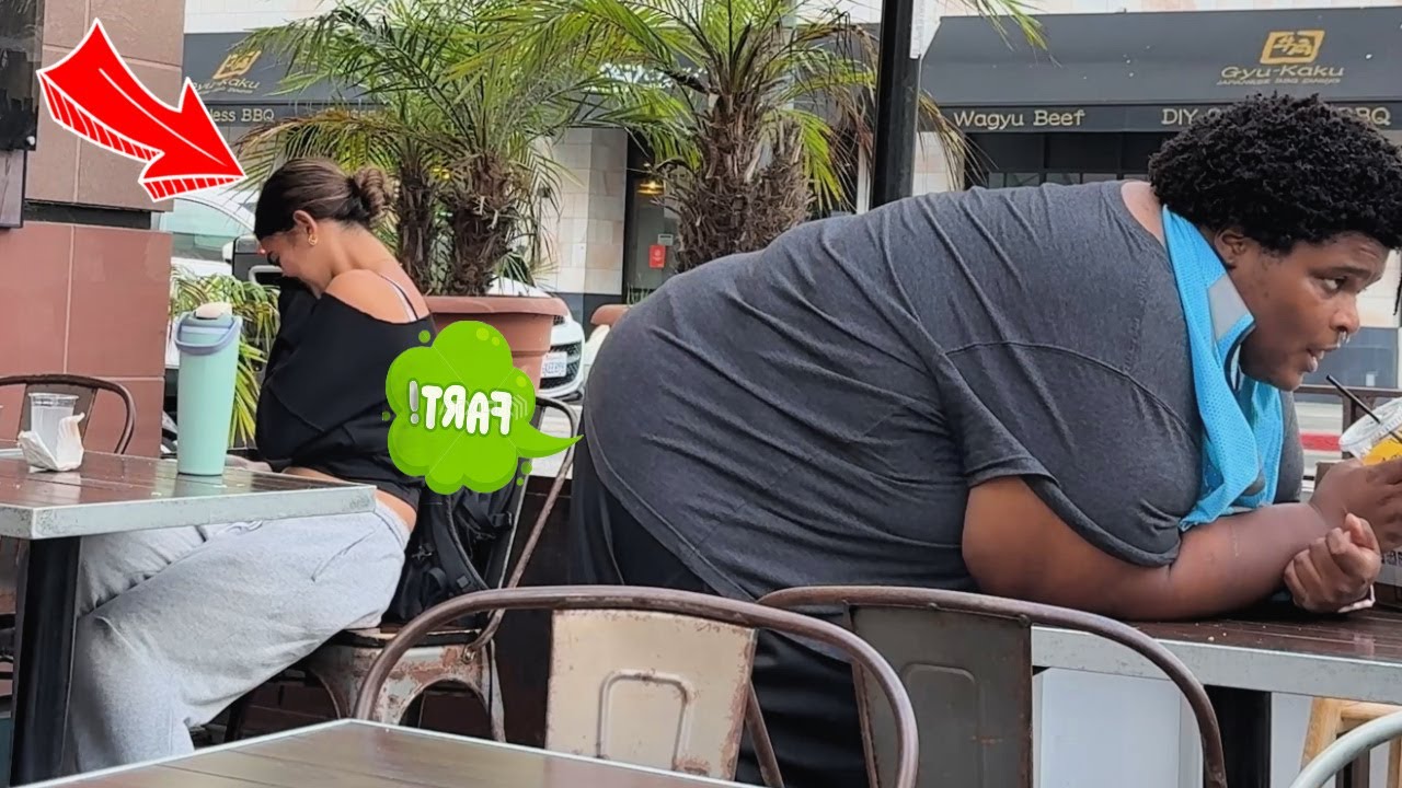 Fat Guy Farts In Girls Faces While They Eat!!!