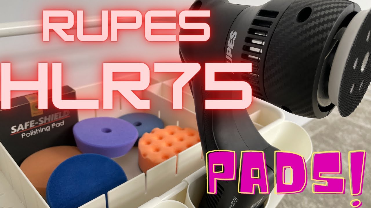 Rupes HLR75  - PADS Empfehlungen für die neue 75mm ibrid  in 2022