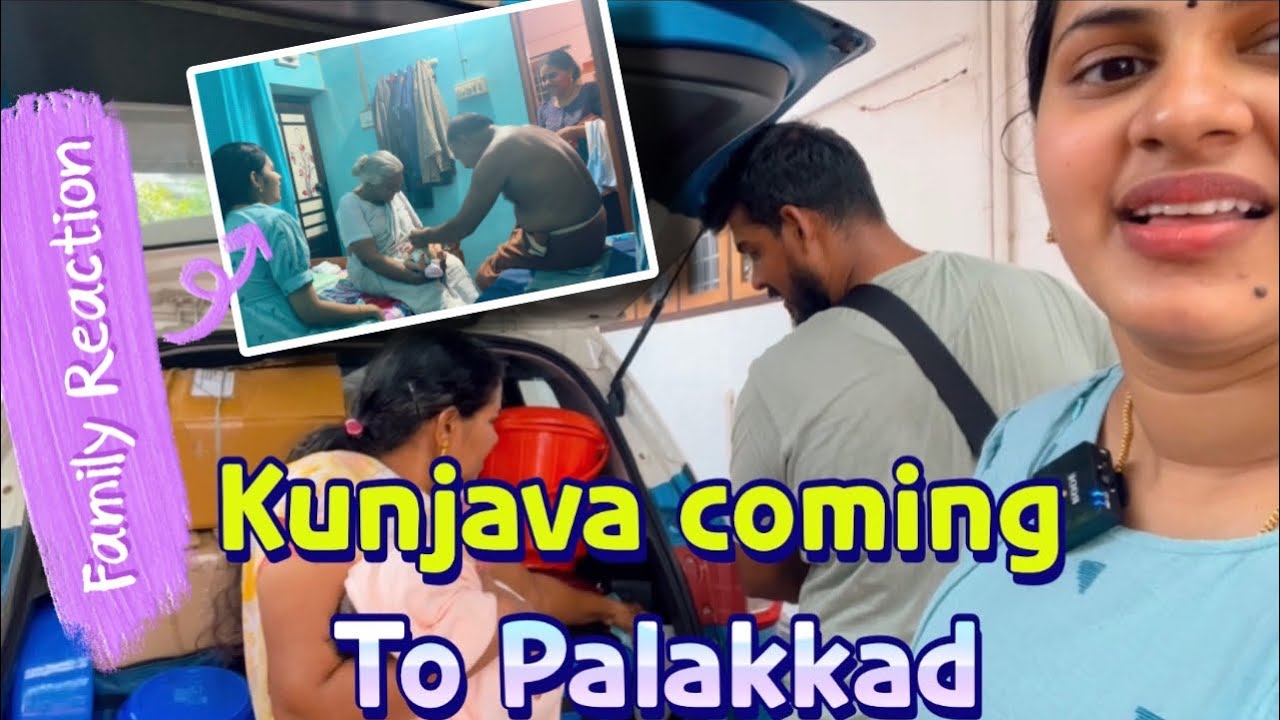 Kunjava coming to Palakkad 🙌| Family reaction ❤️#policouple #kunjava #keralatamilnadu