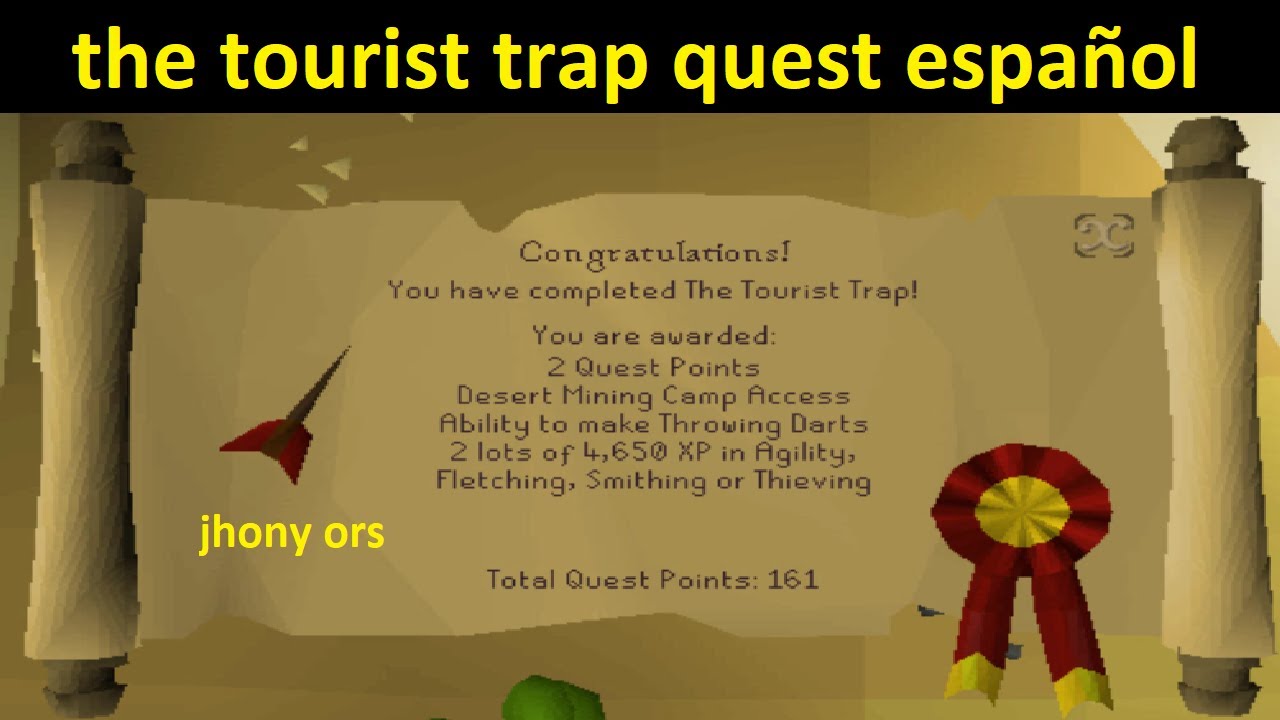OSRS the tourist trap quest español 2024