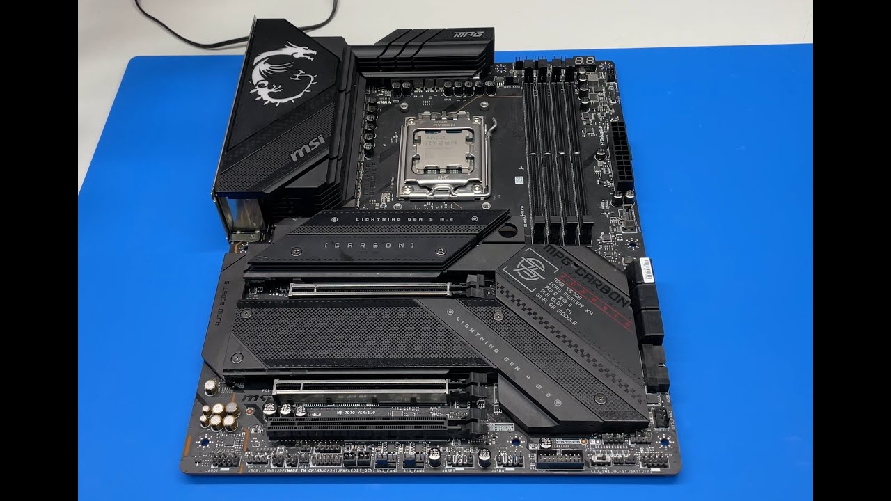 MSI MPG X670E CARBON WIFI 🔥 Ремонт после ремонта 😳