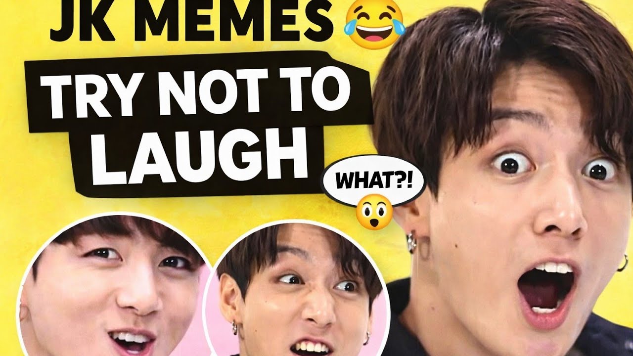 JK MEMES 😂Jungkook Funny Reactions Army Can&rsquo;t Stop Laughing 🤣BTS Meme Edit.  ready to laugh non-stop