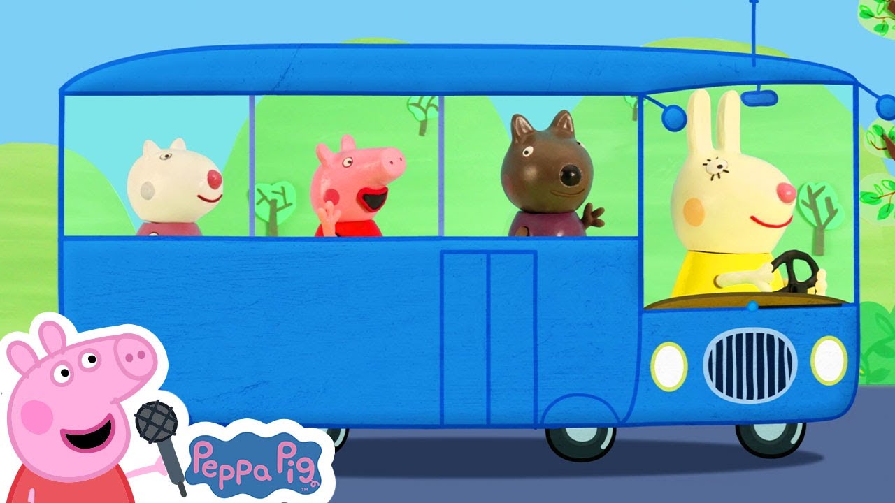 Peppa Pig The Wheels on the Bus | Peppa Pig Songs | Nursery Rhymes + Kids Songs