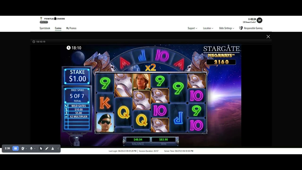 Stargate Megaways FINALLY Did Something - Plus Bonus Online Slot Play On  Turtle Creek