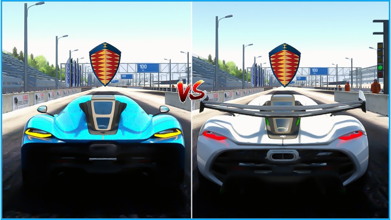 ASSETTO CORSA DRAG RACE: Koenigsegg Jesko Absolut Vs Koenigsegg Jesko
